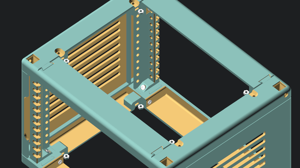 slideHexNutsIntoYBarXYPlate