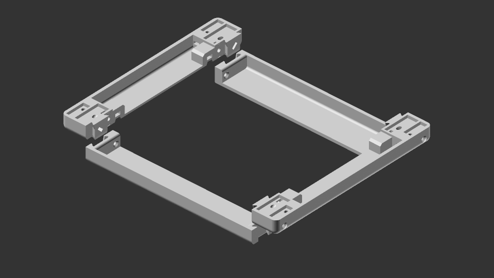 slide y-bar into x-bar