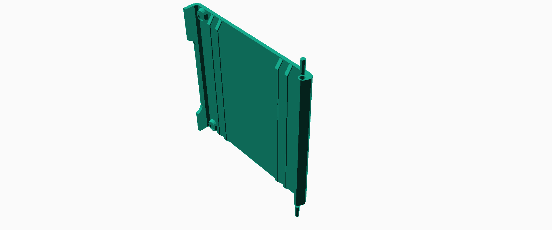 insert dowels into side walls