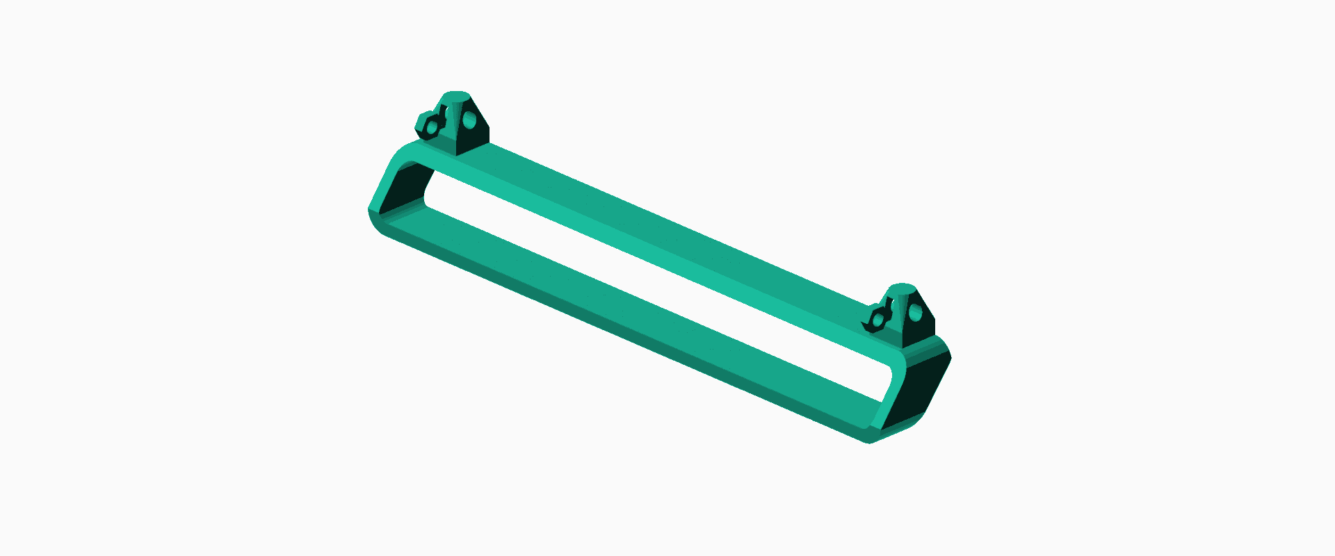 slide hex nuts into feet