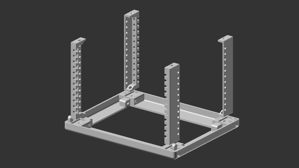 connect xy-tray with main rails