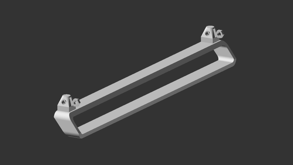 slide hex nuts into feet